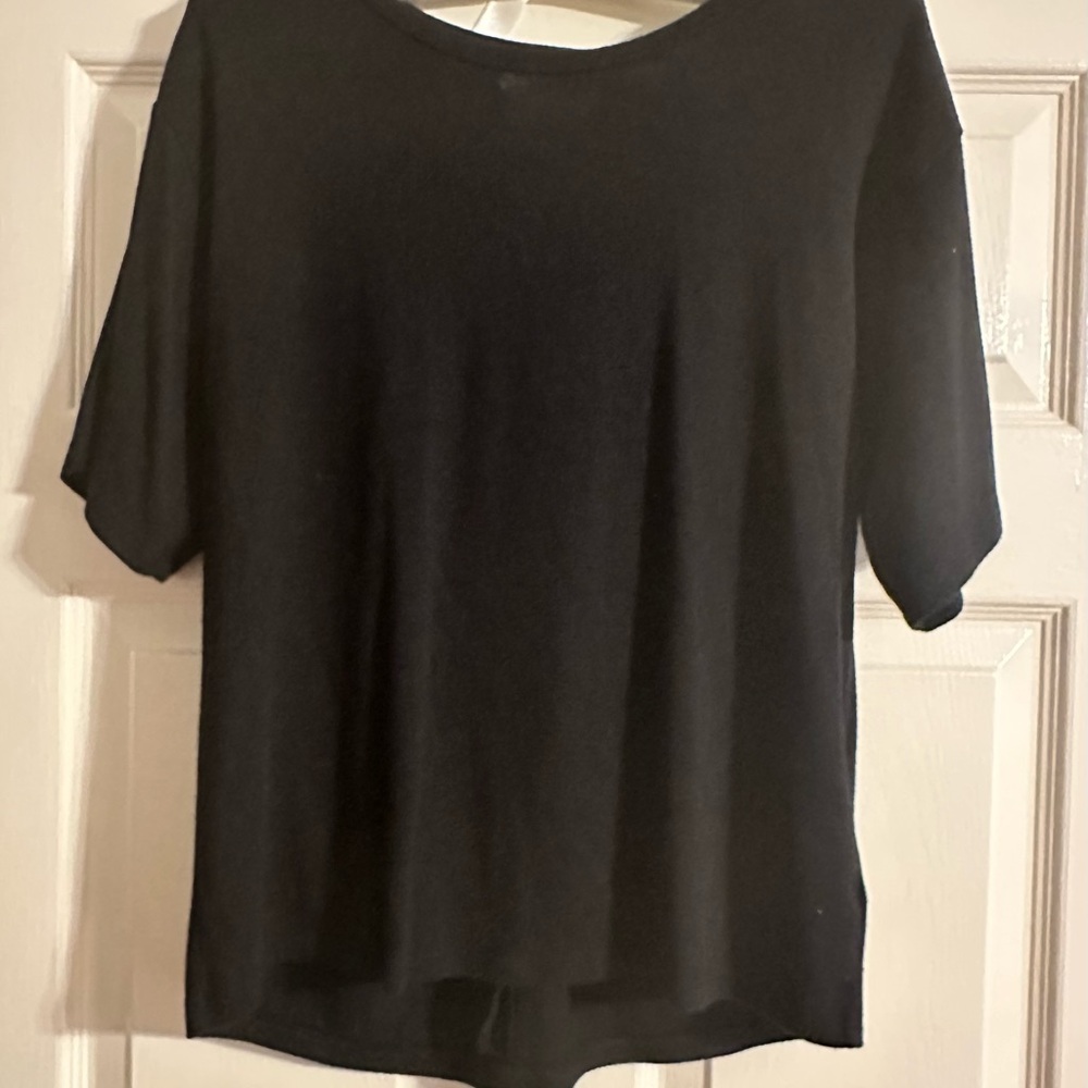 GAP Black Boxy Short Sleeve T-Shirt